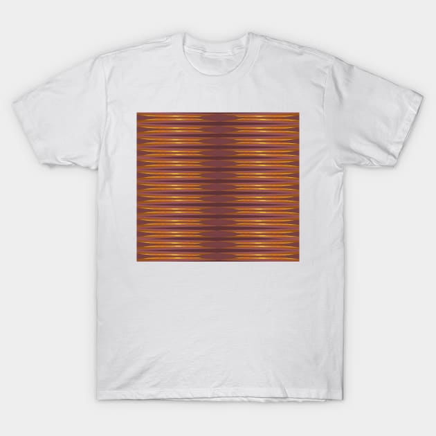 Golden lines T-Shirt by Almanzart